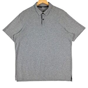 Public Rec Polo Shirt XXL Gray Pima Cotton Preppy Performance Golf Go To Casual‎